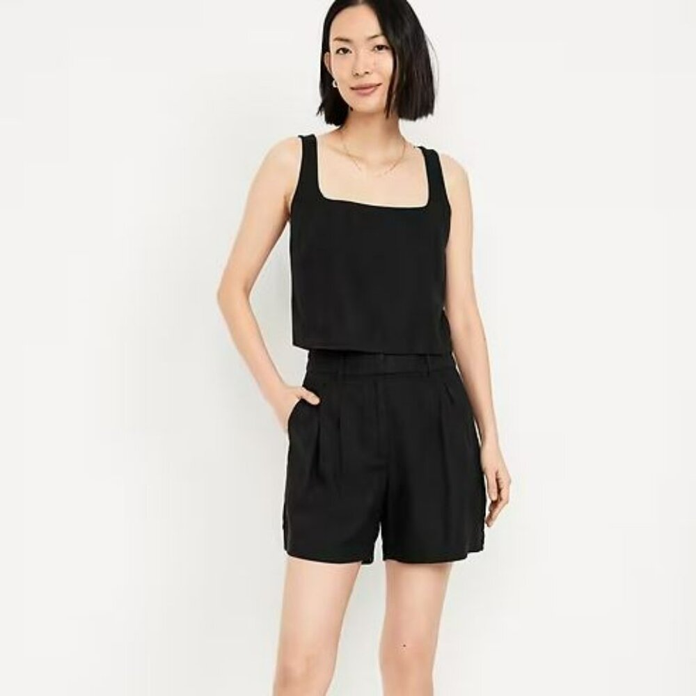 Old Navy Women's High Waist Black Shorts